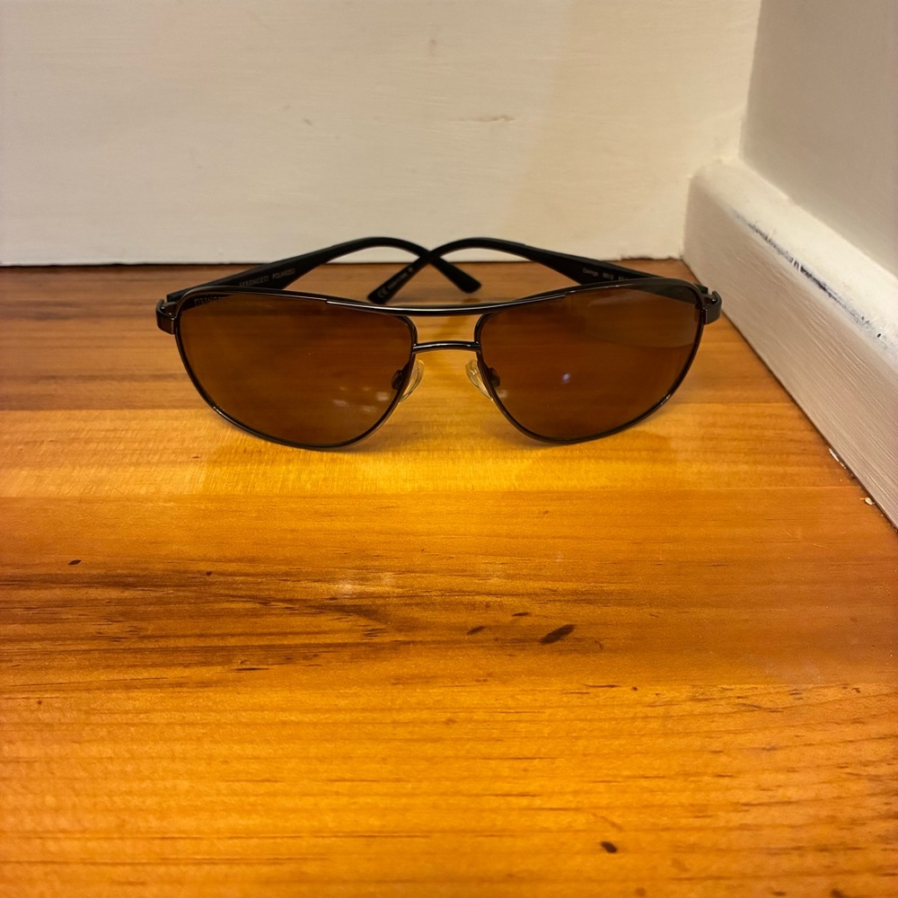 Serengeti Owings 8512 Polarized Aviator Sunglasses Black 63-15-135 - Picture 2 of 6